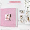 Popotop Photo Album 4x6-600 Photos Photo Books with 600 Horizontal and Vertical Pockets,Linen Cover Albums for Family Wedding Anniversary Baby Vacation Pictures