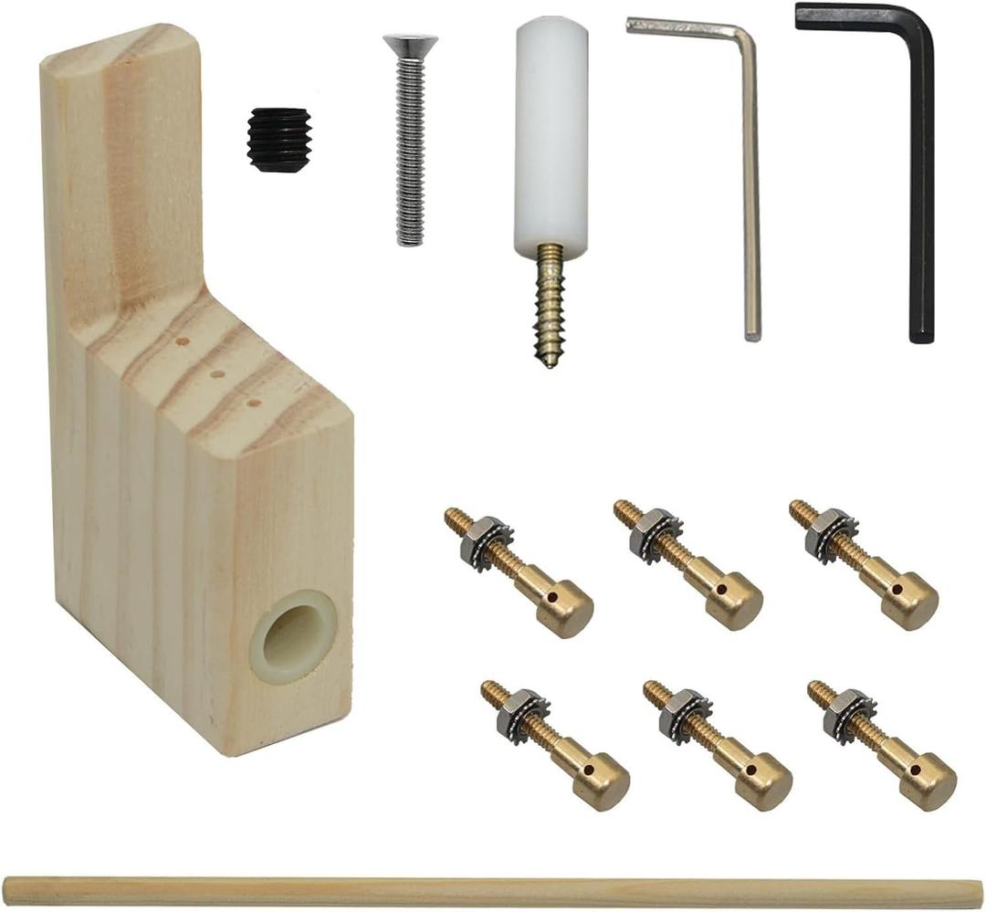 AN3695 Guitar Bridge Pins Repair Set for Guitar soundboard problems, Enhance the Volume and Tone of Guitar