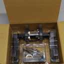 Kwikset Halifax Interior Privacy Door Handle with Lock, Round Lever for Bathroom and Bedroom, Matte Black Reversible Keyless Push Button Lock Door Lever, with Microban Protection (1 Pack)