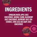 IZZE Sparkling Water Juice Beverage Blend, Blackberry, No Sugar Added, 8.4 FL OZ, 24 Cans