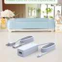 Power Cord for Cricut Explore air 2, Expression 2, Maker, Explore Air, Explore One Create Cake Mini Original Replacement for Cricut Maker KSAH1800250T1M2 Cutting 18V Charger Power Supply (White)