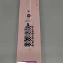 Thermal Brush for Blowout Look, 1.25 Inch Heated Round Brush for Loose Curl,Volumizing Ionic Curling Iron Wand, Blush Pink