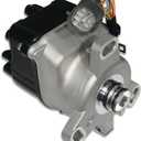 Ignition Distributor with Black Cap & Rotor Fits Honda CRV EX LX L4 2.0L 1997-1998 (OE: TD97U, 30100-P3F-A02)