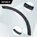 SecosAutoparts Front Right Fender Wheel Opening Molding Passenger Side Compatible with Kia Sportage 2017-2022 Replace# 87712D9000