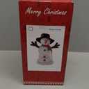 SdeNow Twerking Christmas Snowman Santa Singing Dancing Snowman Santa Claus Animated Plush Toys, 6 English Christmas Songs