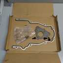 Timing Cover Gasket Set, for LS Camshaft Thrust Retainer Plate Seal Cam w/Bolt,Water Pump Gasket,Crankshaft Seal,for GM Gen III IV V LS1 LT1 L86 L84 LT4 LQ4 LS2 LS3,4.8/5.3/6.0/6.2L