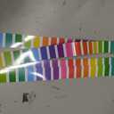 Teacher Created Resources Colorful Stripes Magnetic Border (TCR77563), Each strip measures about 24" x 1-1/2"