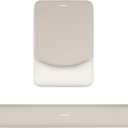 MOSISO Wrist Rest Support for Mouse Pad&Keyboard Set, Rectangular Ergonomic Mousepad Non-Slip Base Home/Office Pain Relief&Easy Typing Pad with Neoprene Cloth&Raised Silicone Lining, Stone Gray