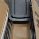 8-Piece Deep Glass Baking Dish Set with Plastic lids,Rectangular Glass Bakeware Set with Lids, Baking Pans for Lasagna, Leftovers, Cooking, Kitchen, Freezer-to-Oven and Dishwasher, Gray