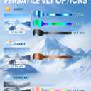 TICONN Ski Goggles Anti-Fog, UV Protection OTG Snowboard Goggles, Compatible with Helmets for Men Women