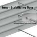 8x4x2FT Galvanized Raised Garden Bed,Galvanized Planter Boxes Outdoor, Large Metal Raised Garden Beds for Vegetables-Grey