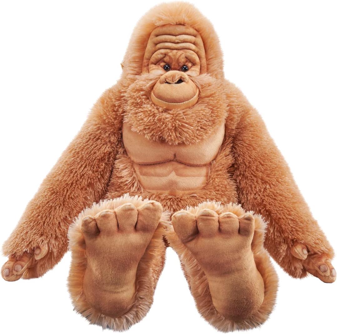 Wild Republic Artist Collection, Bigfoot, Gift for Kids, 15 inches, Plush Toy, Fill is Spun Recycled Water Bottles.