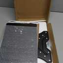 TVON Universal TV Stand Base, Swivel Table Top TV Stand for 20-43 inch TVs/Monitors with 4 Level Height Adjustment and Tempered Glass Base, Holds up to 88 Lbs, VESA 200x200mm