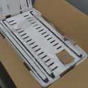 Delamu 21" Deep Pull Out Cabinet Organizer, Expandable (12.3 "-20.8" W) Pull Out Drawers for Cabinets, Expandable Slide Out Drawers for Kitchen, Cabinets, Bathroom, Pantry Storage, White, Pack of 1 