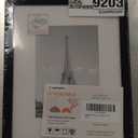 upsimples 8x10 Picture Frame, Display Pictures 5x7 with Mat or 8x10 Without Mat, Wall Hanging Photo Frame, Black, 1 Pack