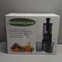 Cold Press Juicer, Juicer Machines with 5.3" Wide Feed Chute, Slow Masticating Juicer for Whole Fruits and with VegetablesHigh Yield (Gray)