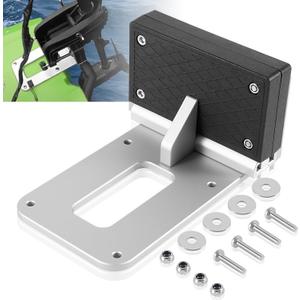 Universal Transom Trolling Motor Mounting Bracket for Kayaks/Kayak Marine Board Backing Plate Mount Bracket for Clamp-on Electric Trolling Motors