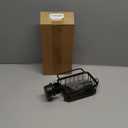 Sink Organizer Rack for Kitchen and Bathroom, 2025 New Stainless Steel Detachable Hanging Faucet Drain Rack with Drip Tray Faucet Sponge Holder for Bathroom, Scrubbers, Soap (Black, Left)