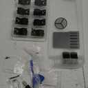 JSAUX Transparent Back Plate Compatible with Steam Deck OLED/LCD, DIY Clear Replacement Back Shell Case Compatible with Steam Deck OLED/LCD - PC0106 Vents Version [Crystal]