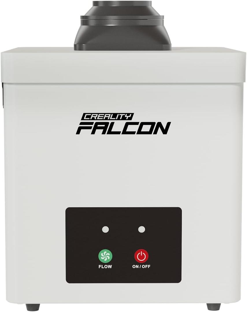 Creality Falcon Desktop Smoke Purifier for Falcon A1 Engraver, 2-Layer Filtration with 99.97% Purification, 68dB Quiet, 3-Speed Adjustable Fume Extractor