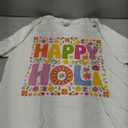 Happy Holi Colorful India Hindu Celebrating Holi T-Shirt, Medium