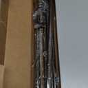 5/8 Diameter Curtain Rods 30-60 Inch, for 30-54 Inch Windows, Adjustable Splicing Bronze Curtain Rods for Windows with Brackets, Window Rod Long Small Curtains Rod