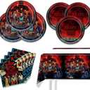 Stranger Things Party Supplies, 20 Plates, 20 Napkins and 1 Tablecover for Stranger Things Birthday Party Decorations