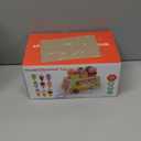 Wooden Ice Cream Truck, 28 pcs Magnetic Ice Cream Sweet Treats Pretend Play Food & Accessories, Montessori Sorting & Stacking Toys for Toddler Girls & Boys Age 2-5