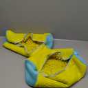 Shoe washing machine bag, Laundry shoe bag for washer and dryer, Reusable Zipper Plush Sneaker Washing Machine Bag for Shoes, Gym, Tennis, Sports Delicate Yellow 2 pc