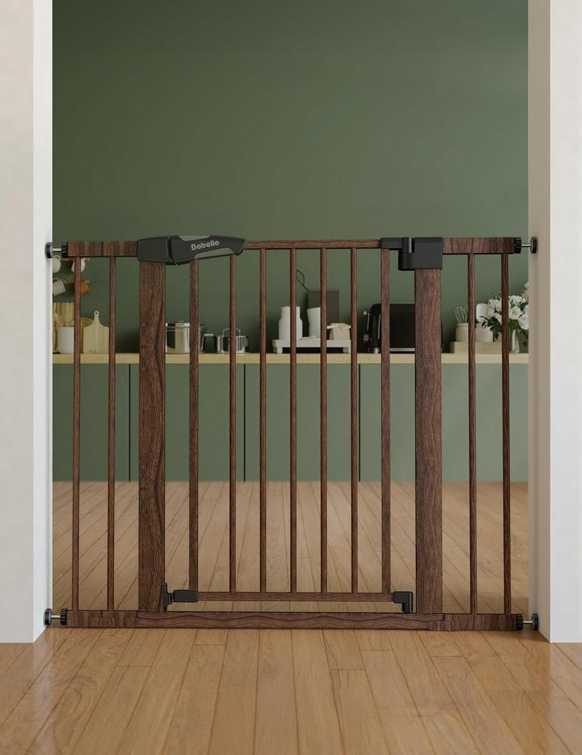 Babelio 26-40 in Pressure Mounted Baby Gate for Stairs, PressGuard Dog Gate