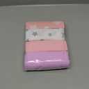 Pack and Play Sheets Girl, 4 Pack Mini Crib Sheets, Stretchy Pack n Play Playard Fitted Sheet, Compatible with Graco Pack n Play, Soft and Breathable Material, Pink (39"X27")