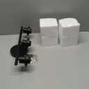 Unicozin Modern Bathroom Light Fixtures, 3 Light Vanity Lights, Black Wall Lamp with Clear Glass for Bathroom, Mirror, Living Room, Bedroom, Hallway, E26 Base