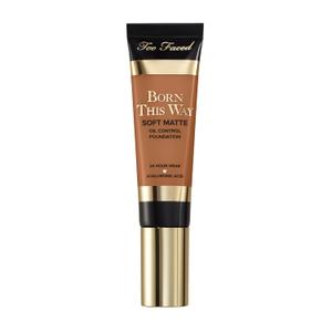 Too Faced Born This Way Soft Matte Foundation | Hydrating, Blurring, Waterproof, All-Day Oil Control Foundation that Helps Smooth Skins Appearance, 1 Fl Oz (18 Caramel (Rich Tan with Neutral Undertones))