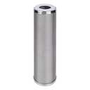 Amwater Stainless Steel Cleanable Wire Mesh Filter Cartridge 10”Length,2.5"OD(10 Micron)