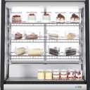 KoolMore CDC-69-SS 31 in. 4-Tier Commercial Countertop Display Refrigerator in Stainless-Steel