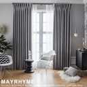 Double Curtain Rods Matte Black,Room Darkening Drapery Rod 48-84 Inches,Adjustable 3/4 Inches Front and 5/8 Inches Back Quality Metal Rod for Window,Wrap Around Design