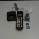 Panasonic Additional Cordless Phone Handset for use with KX-TGD81x and KX-TGD83x Series Cordless Phone Systems - KX-TGDA83M (Metallic Black)