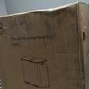 GarveeHome 2 x 10.6 gal Stainless Steel Double Can with Lid for Kitchen, Large Dual and Recycle Bin Combo, Step-on Kitchen Metal Garbage Cans, PP Inner Buckets, Liner Rim, Silver