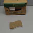 Biodegradable Natural Kitchen Sponge - Compostable Cellulose and Coconut Walnut Scrubber Sponge (24 Pack)