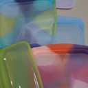 Stasher Silicone Reusable Food Storage Bags, 5-Pack, Reusable Freezer Bags, Microwave, Dishwasher, Oven Safe, Sous Vide, Premium Lunch Containers, Eco Friendly, Food-safe Silicone Snack Bag, Tie Dye | Reusable Food Bag
