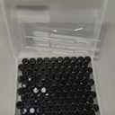 2ml Clear Small Glass Vials 100pcs with Screw Caps(100pcs)