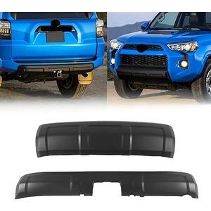 skkyoro Front & Rear Bumper Valance Panel Molding 2pcs For Toyota 4Runner 2016-2024 Replacement Matte Black Style (NOT Fit for Limited, TRD Sport & SR5)
