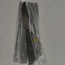 Matte Black Dinner Knife Set of 6, 9.7 inches Stainless Steel Black Table Knife, Satin Finish.