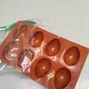 HKNMTT Silicone Egg Molds Easter 2PCS, 2.4" Food Grade 3D Moulds for Vegan Deviled Eggs Peanut Filling 3D Chocolate Candy Jello Pudding Soap Gift, Oven Safe Baking Cake Kit