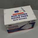 Gauze Care Non-Woven Sterile Gauze Pads 4x4, Pack of 100, 8-Ply, Soft, Lint-Free, Individually Wrapped, Sterile, Absorbent, Breathable, Perfect for Wound Care