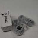 VOLISUN Solar Deck & Driveway Lights, 8-Pack Led IP67 Waterproof Outdoor Warning Step Lights for Garden Pathway Yard (White)