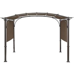 Universal Doubleton Steel Pergola Replacement Cover for Pergola Structures L-PG080PST, 85''x 208'' (Brown)
