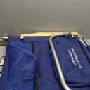 Tommy Bahama 5-Position Classic Lay Flat Folding Backpack Beach Chair, Polyester, Navy, 23" X 25.25" X 31.5"