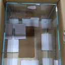 Landen 60H 30 Gallon Rimless Low Iron Aquarium Tank, 23.6" W  17.7" D  17.7" H (60cm x 45cm x 45cm) 8mm Thickness with Black Nano Foam Leveling mat Included