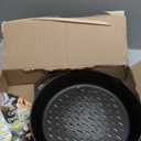 Lodge Pre-Seasoned Cast Iron Round Grilling Pan - Use on the Grill - Grilling Pan Designed to Protect Food from Falling Through the Grate - Cast Iron 12 Inch